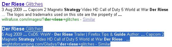 “Der Riese Strategy Guide” Keyword Targeted By Hackers