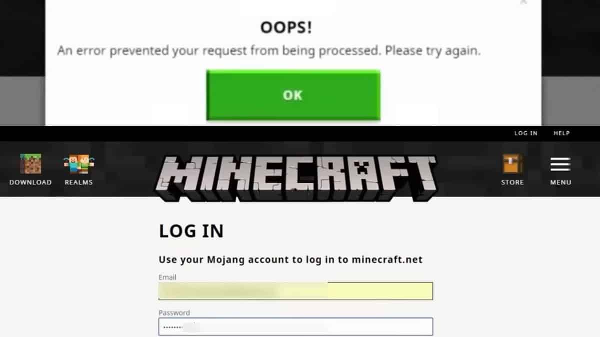Minecraft Errors