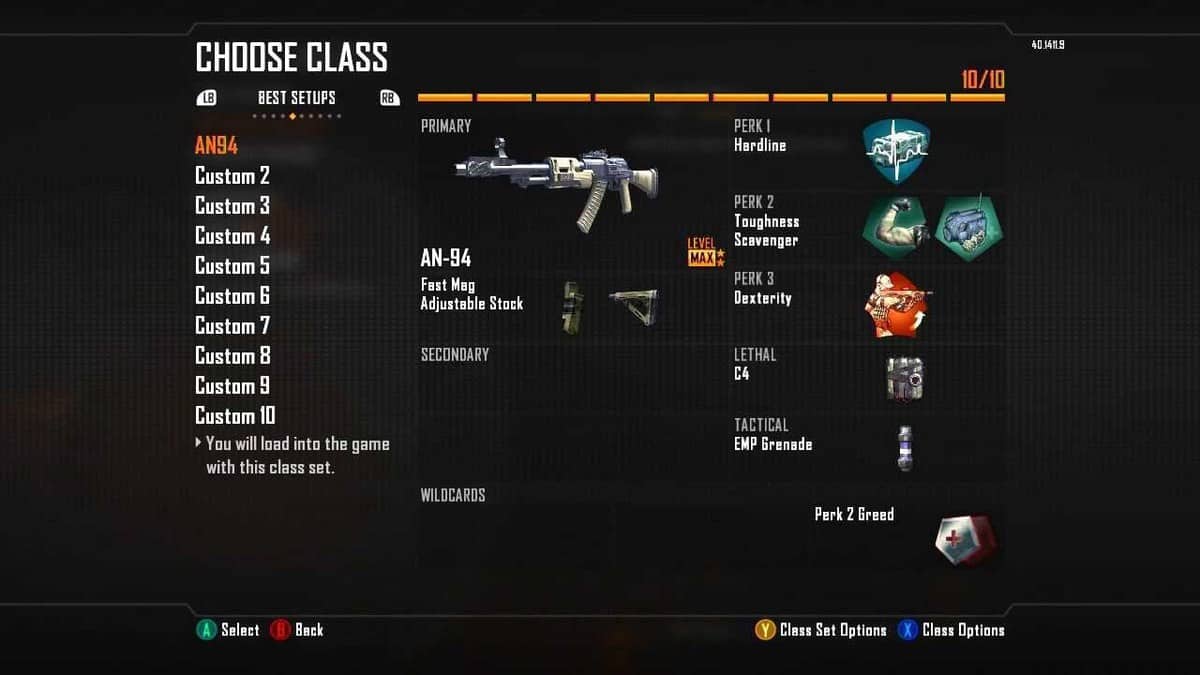 Black Ops 2 Multiplayer Class Loadouts Guide
