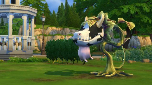 The Sims 4 - How to Get Cow Plant Seed and Grow it