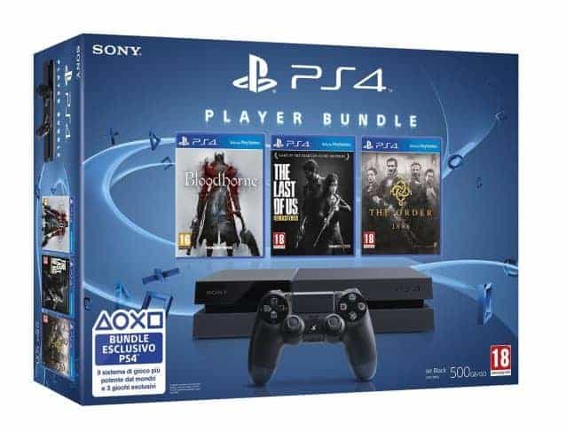 Amazon Italy Lists PlayStation 4 “Player Bundle” With Three Games