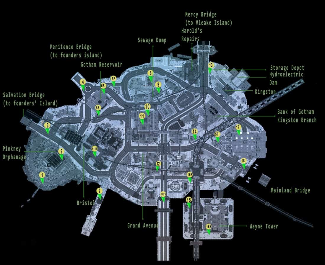 Riddler Trophy Locations - Stagg Airships Collectible Locations -  Collectibles Guide, Batman: Arkham Knight