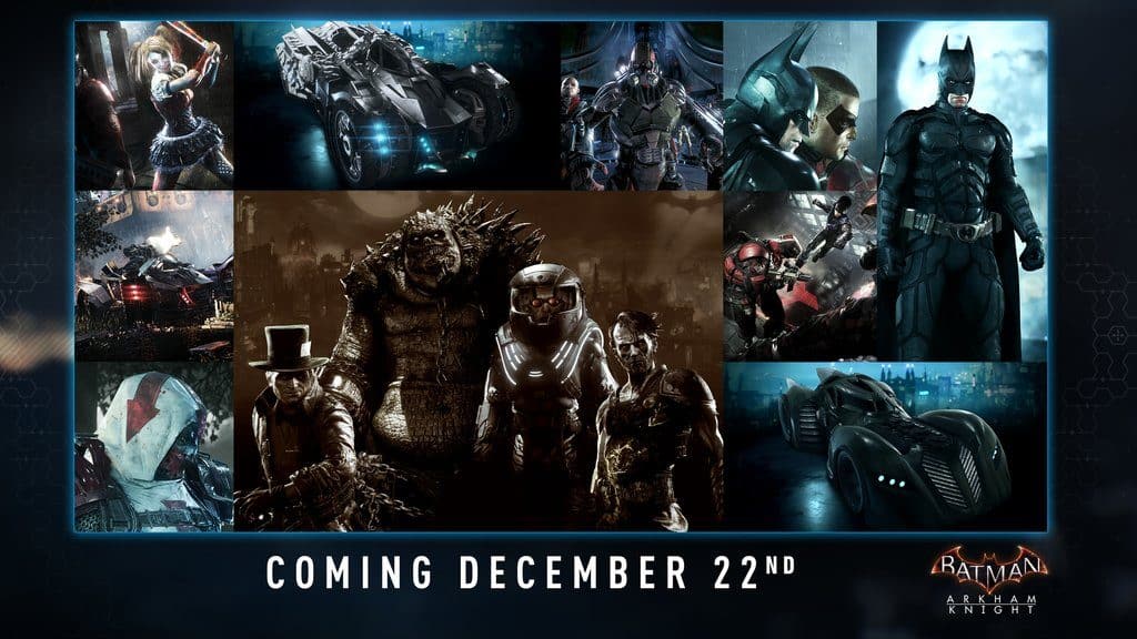 Batman: Arkham Knight December DLC Release Date Revealed