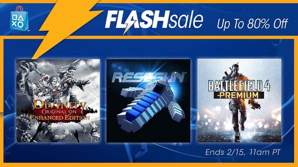 new PSN Flash sale