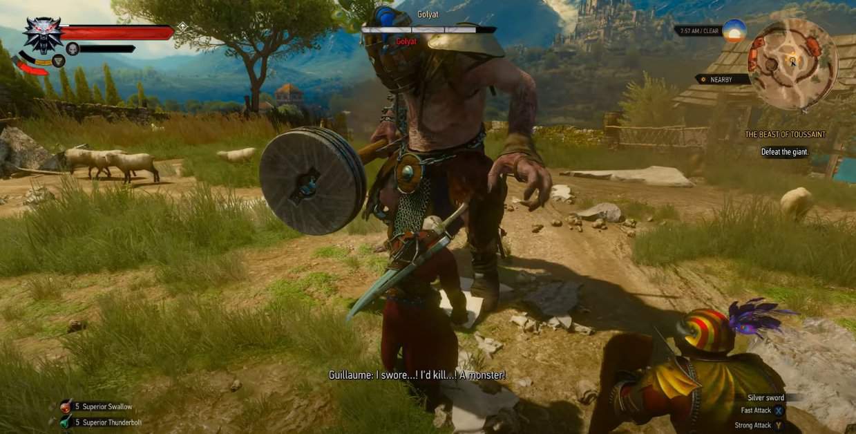 How To Kill Golyat In The Witcher 3