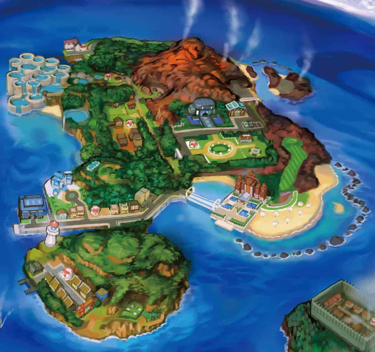 Pokemon Sun and Moon Underwater Area Alola
