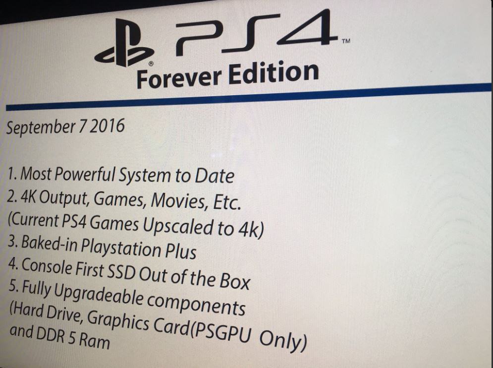 Playstation 4 Forever Edition