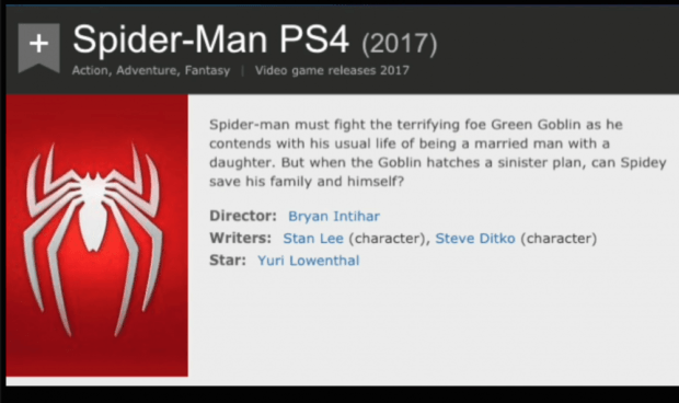 Spider-Man PS4 Story Details Revealed