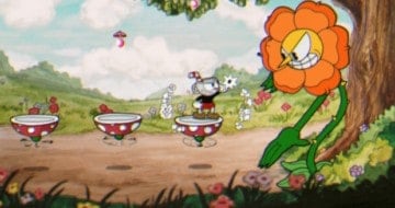 Playstation 4 version of Cuphead