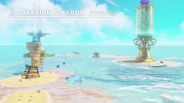 Super Mario Odyssey Seaside Kingdom Power Moon Locations Guide