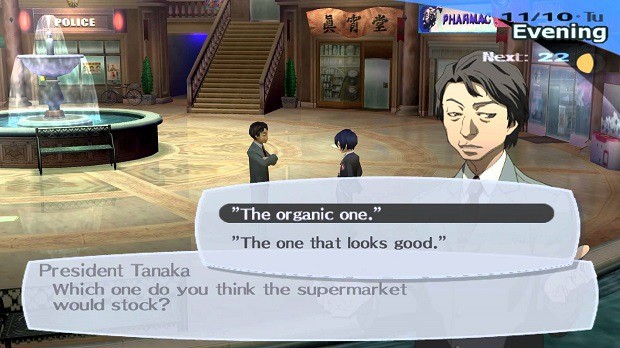 Tanaka in Persona Games