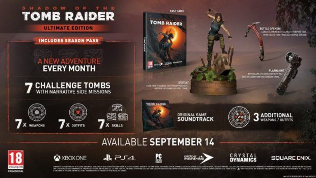 Shadow of the Tomb Raider Season Pass Revealed, Includes 7 New Adventures And More