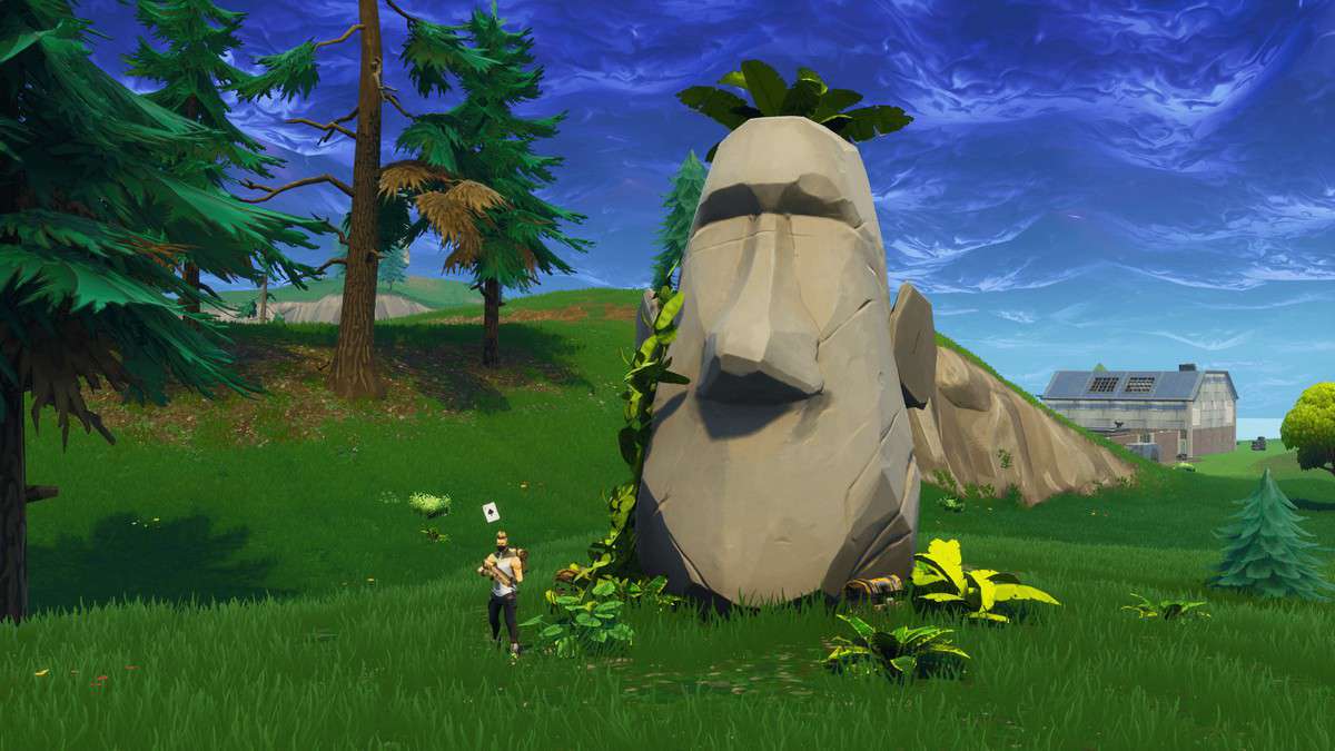 Fortnite Season 5 Challenge To Search Where Stone Heads Are Looking Solved