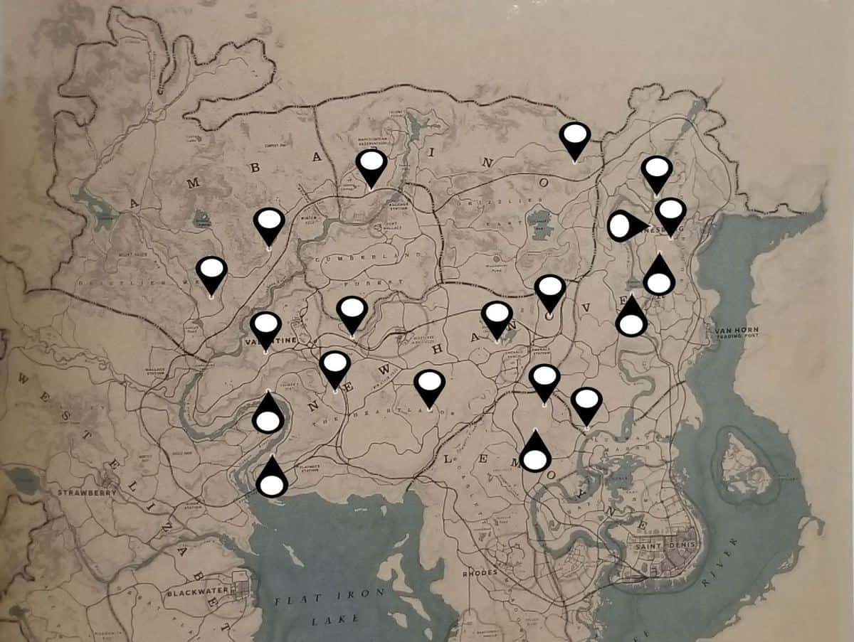 Red Dead Redemption 2 Dreamcatchers Locations Guide