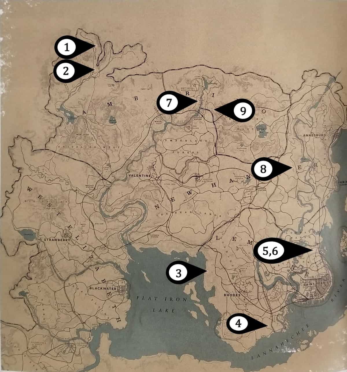 Red Dead Redemption 2 Graves Locations Guide 1 
