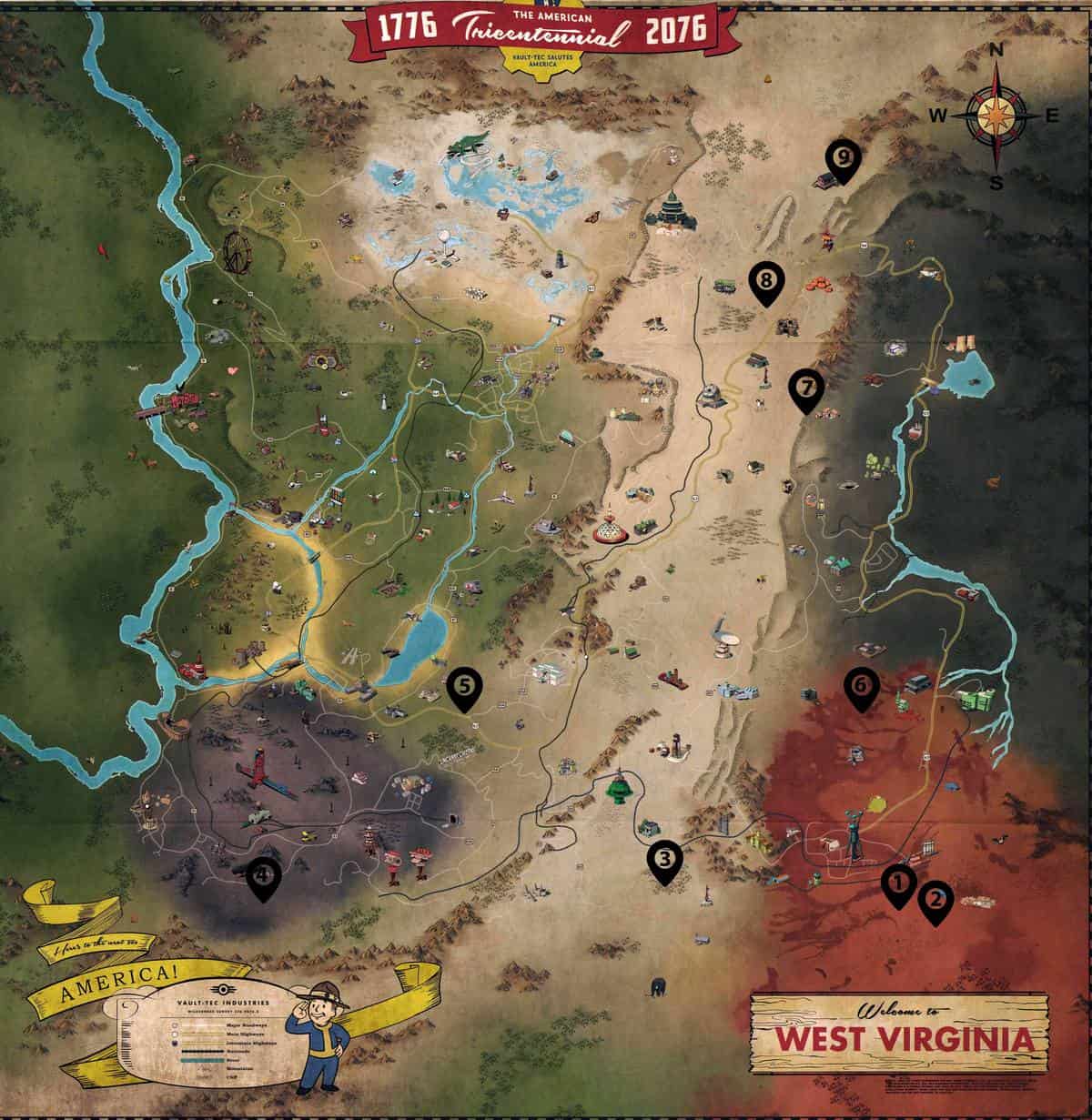 Fallout 76 Fissure Sites Locations Guide