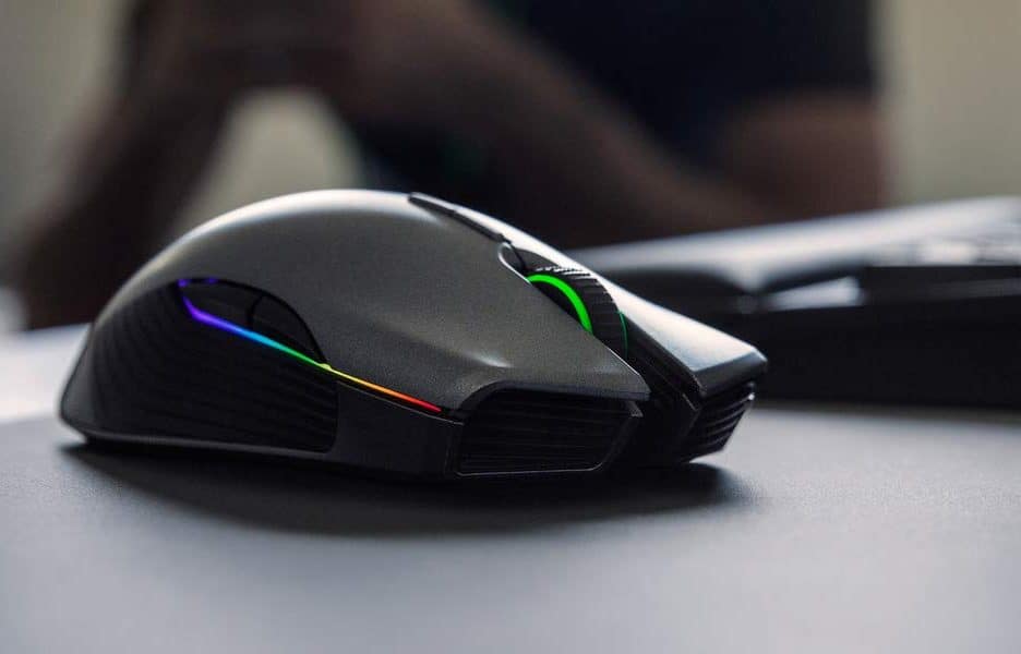 Left-handed gaming mouse featured