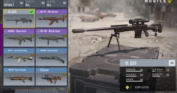 Call of Duty Mobile Weapons Tier List