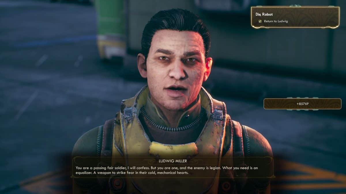 The Outer Worlds Die Robot Quest