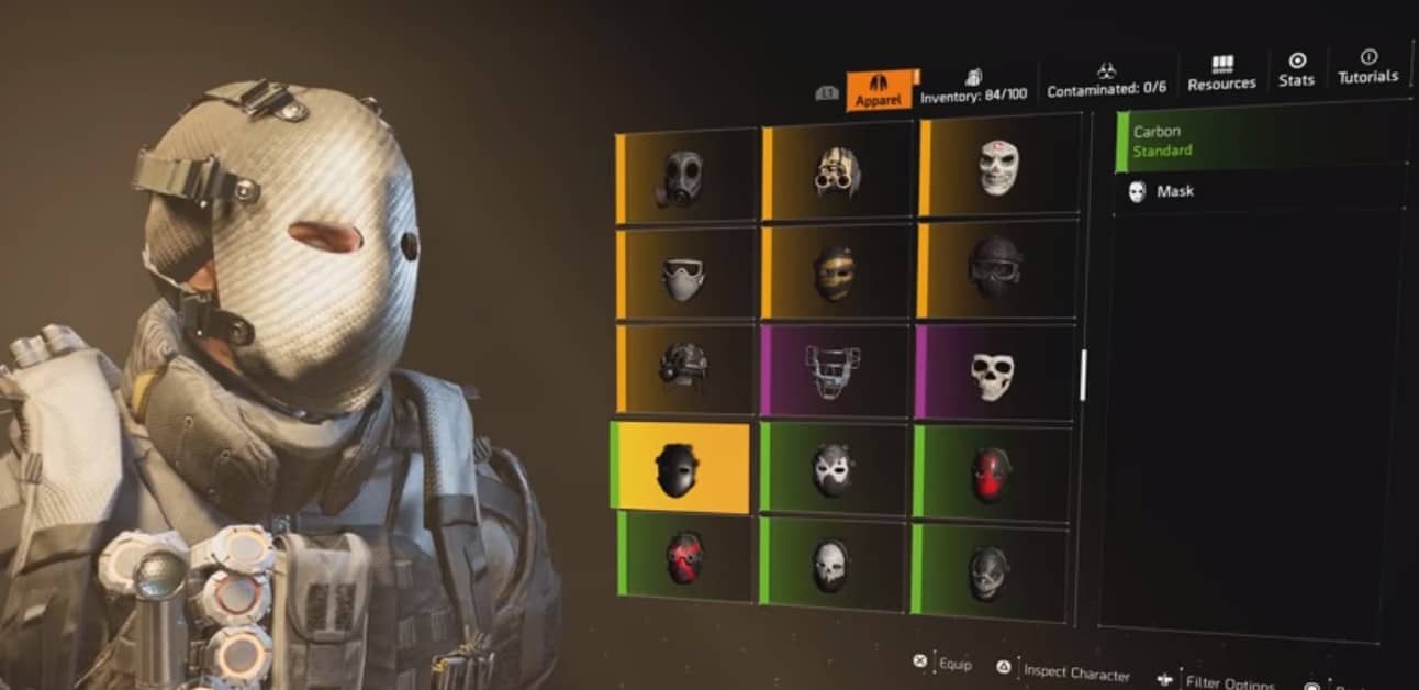 laser Roux konjugat How to Get Carbon and Camo Hunter Masks in The Division 2