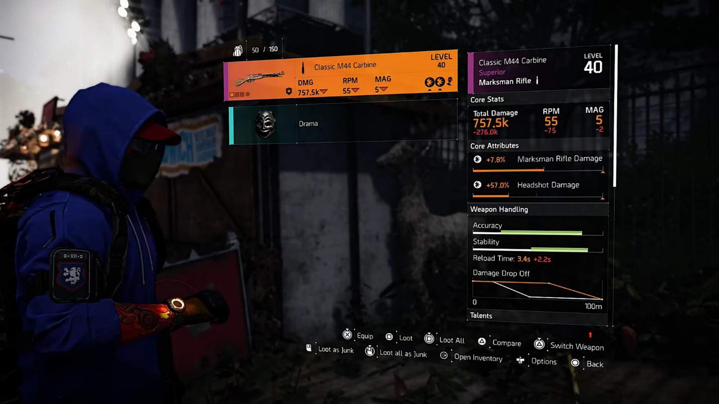 How to Get Drama and Weirdo Hunter Masks in The Division 2