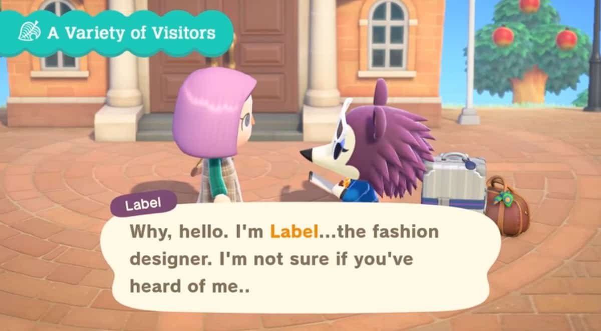 How to Meet Label in Animal Crossing New Horizons