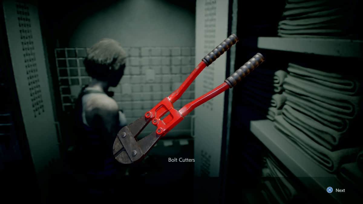 Resident Evil 3 Remake Bolt Cutters Location