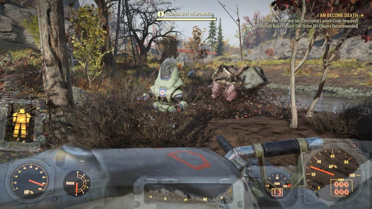 Fallout 76 Wastelanders Ally: Bot of Gold