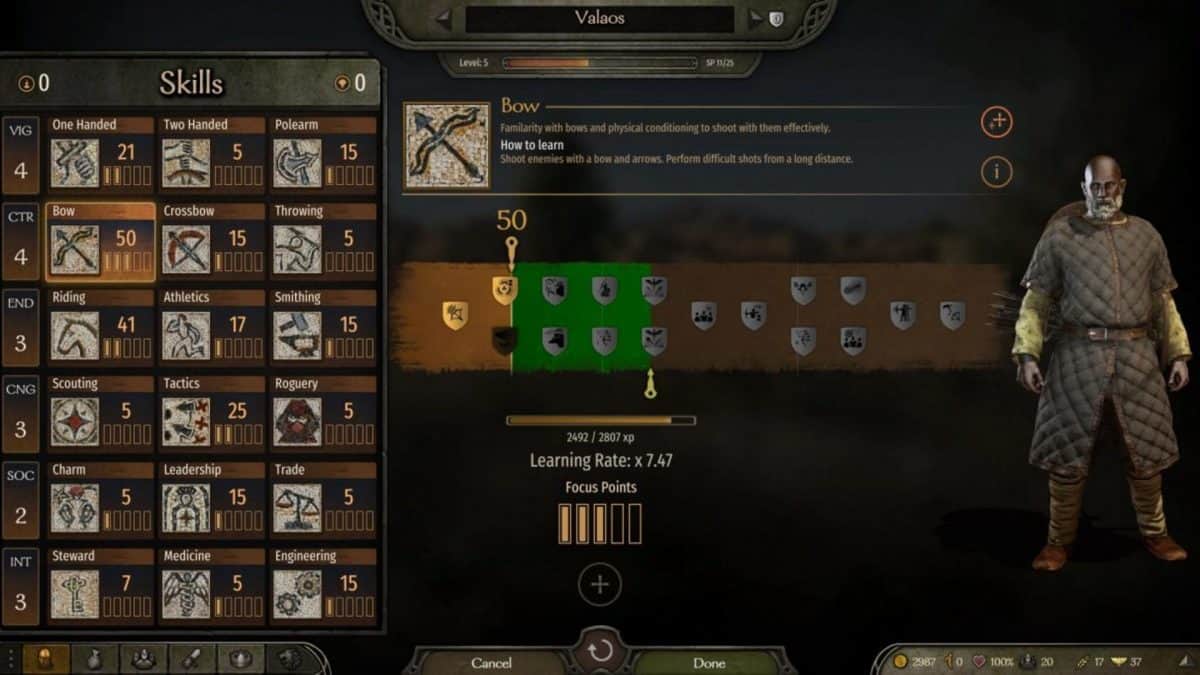 Mount and Blade 2: Bannerlord Character Creation Guide