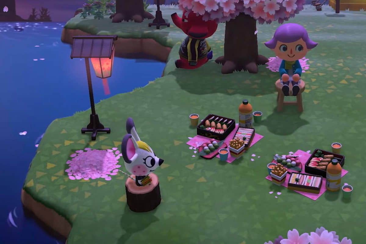 Animal Crossing New Horizons Cherry Blossom DIY Recipes