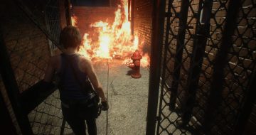 How to Put Out the Fire in Alley in Resident Evil 3 Remake
