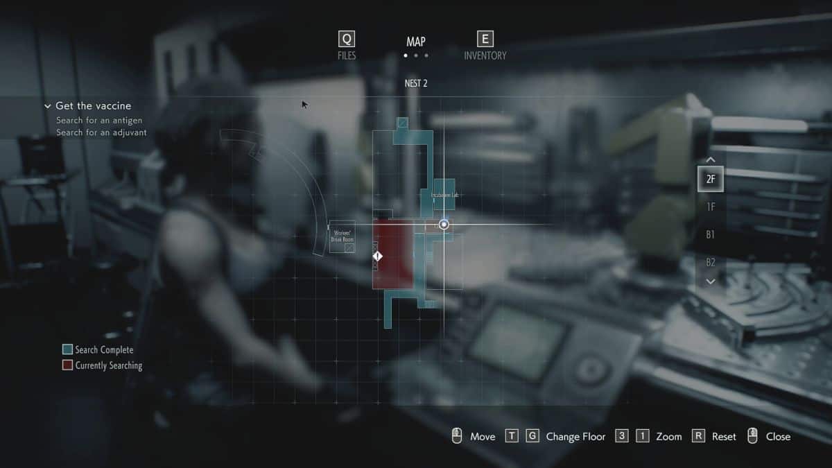 Resident Evil 3 Remake Vaccine Synthesis Lab Puzzle Solution