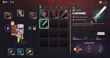 Minecraft Dungeons Mission Loot Drops
