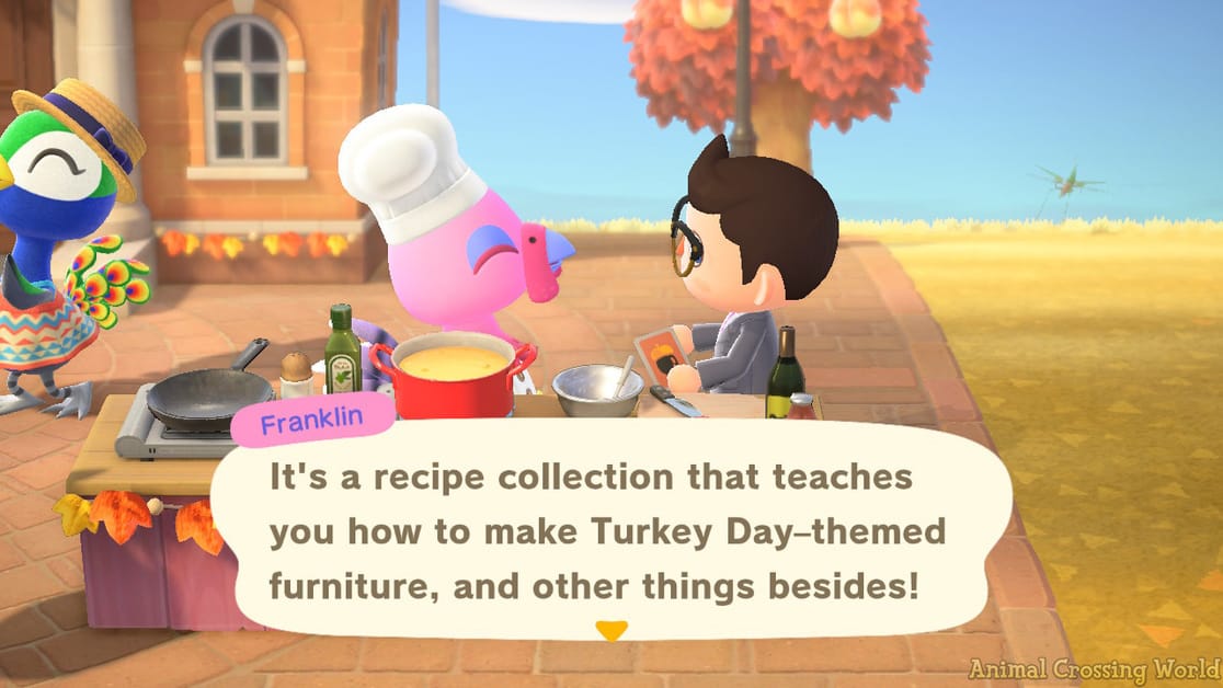 Animal Crossing New Horizons Turkey Day DIY Recipes Guide - SegmentNext