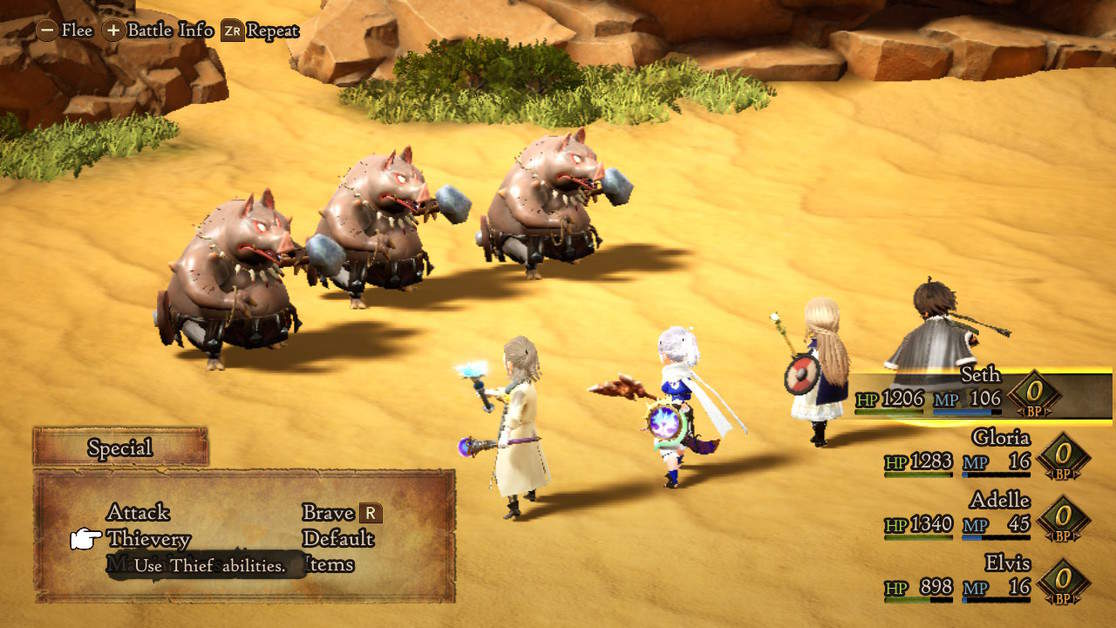 Bravely Default 2 Seek Out the Weakness Again