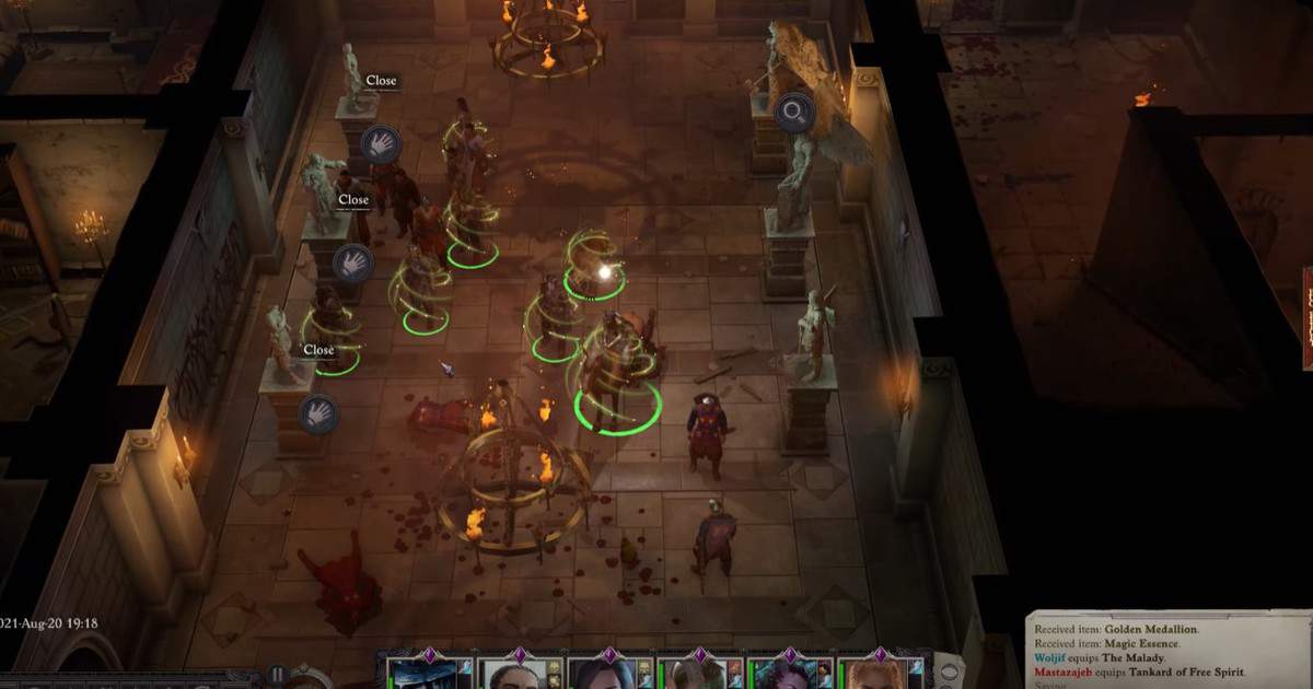 Pathfinder: Wrath of the Righteous Gray Garrison Statue Puzzle Guide