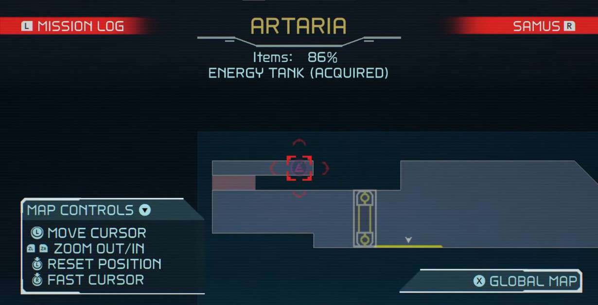 Artaria Energy Tank Locations
