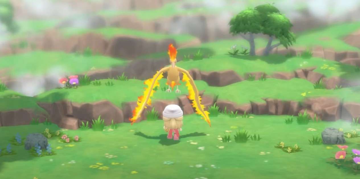 Pokemon BDSP Moltres Location, How to Evolve, Type and Abilities