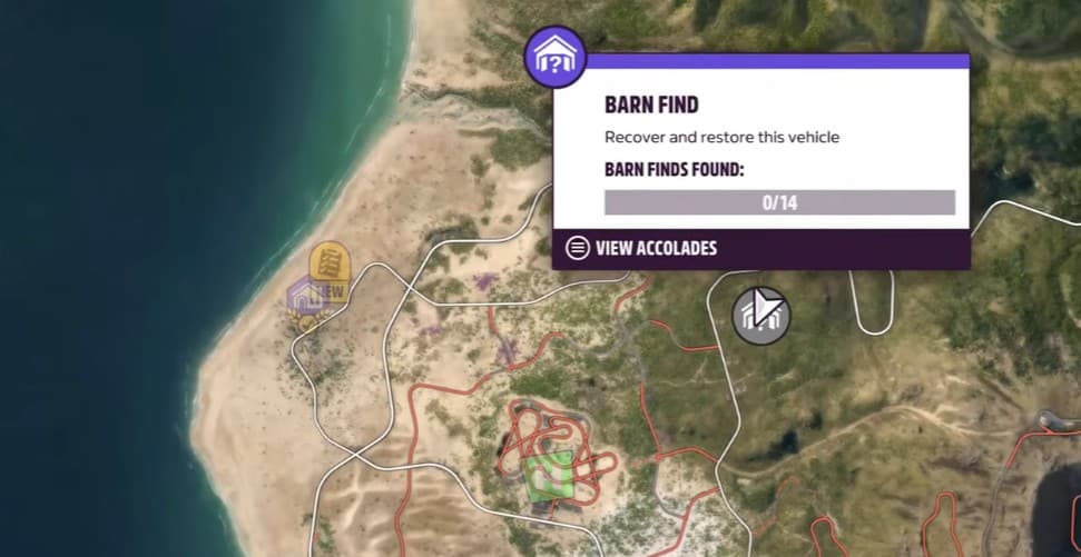 Forza Horizon 5 Barn Find Locations