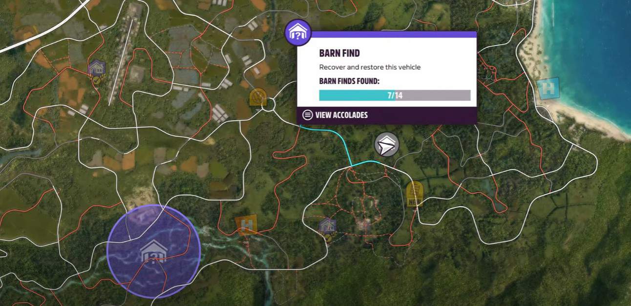forza horizon 5 barn finds locations map