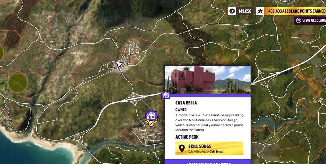 Forza Horizon 5 House Locations