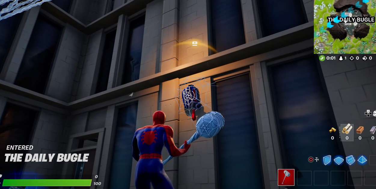 How to Get Spiderman’s Web Shooter in Fortnite