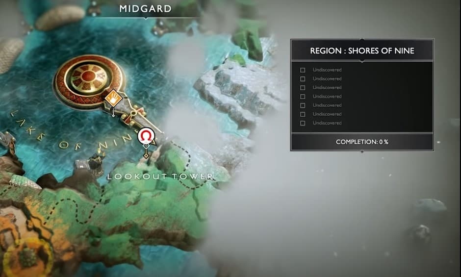 God of War Hunter’s Kingdom Treasure Map
