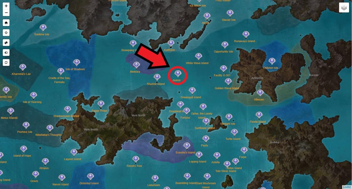 Where to Find Alakkir Island in Lost Ark