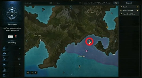 lost Ark Volare Island Location