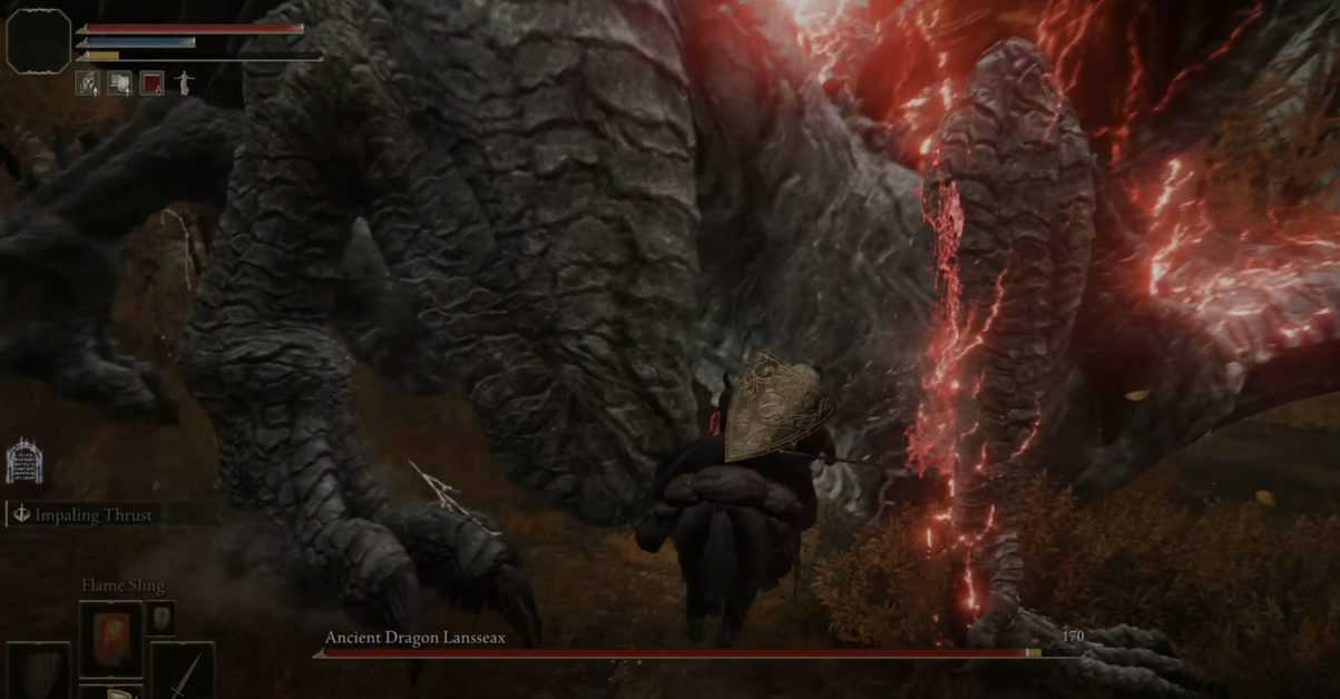 Elden Ring Ancient Dragon Lansseax Boss