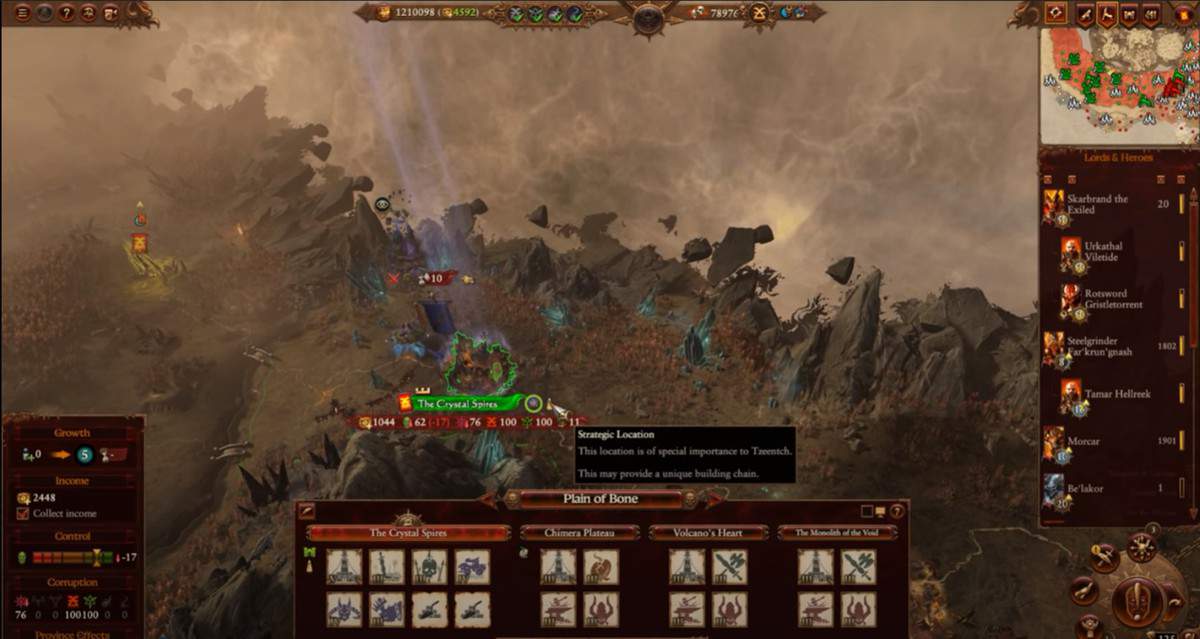 Where to Place Symposium of Change in Total War: Warhammer 3