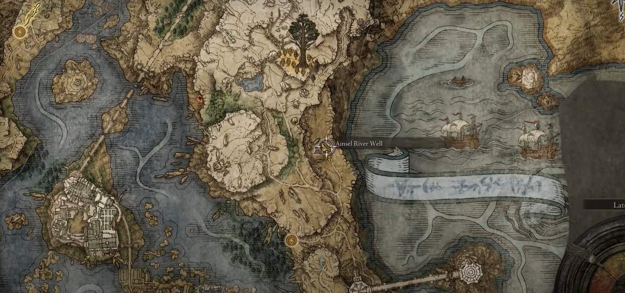 Ainsel River Map Fragment