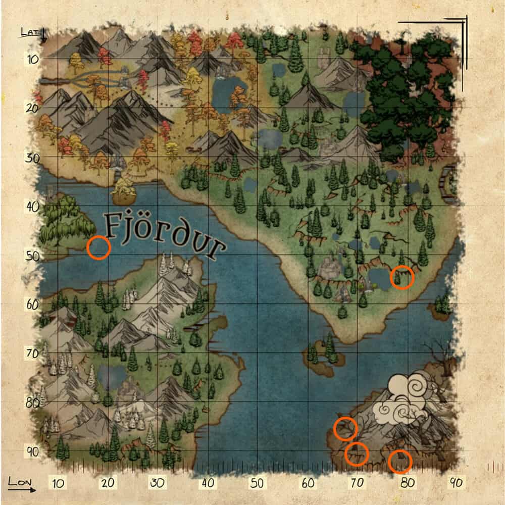 Ark Fjordur Element Shards Locations