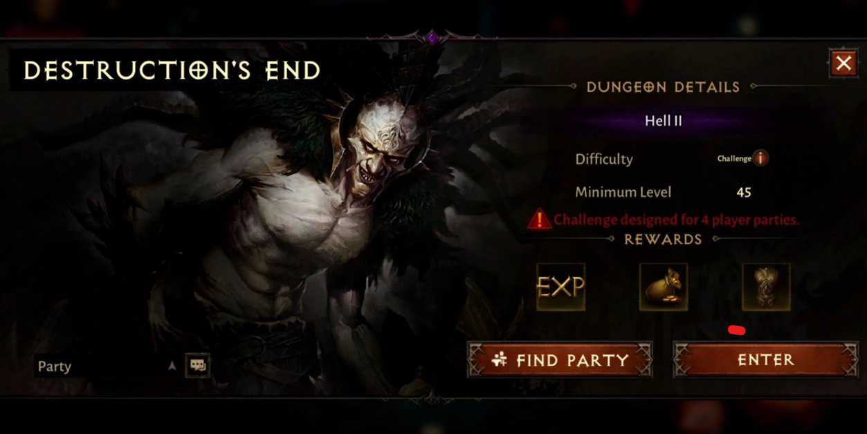 Diablo Immortal Destruction’s End Dungeon Guide